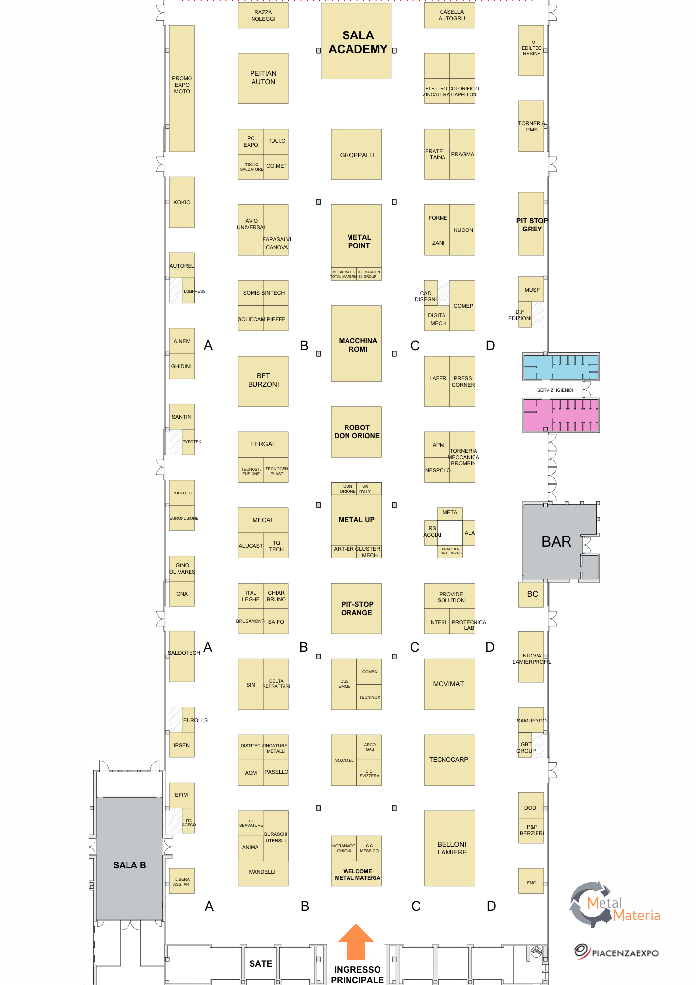 Elenco Espositori Metal Materia